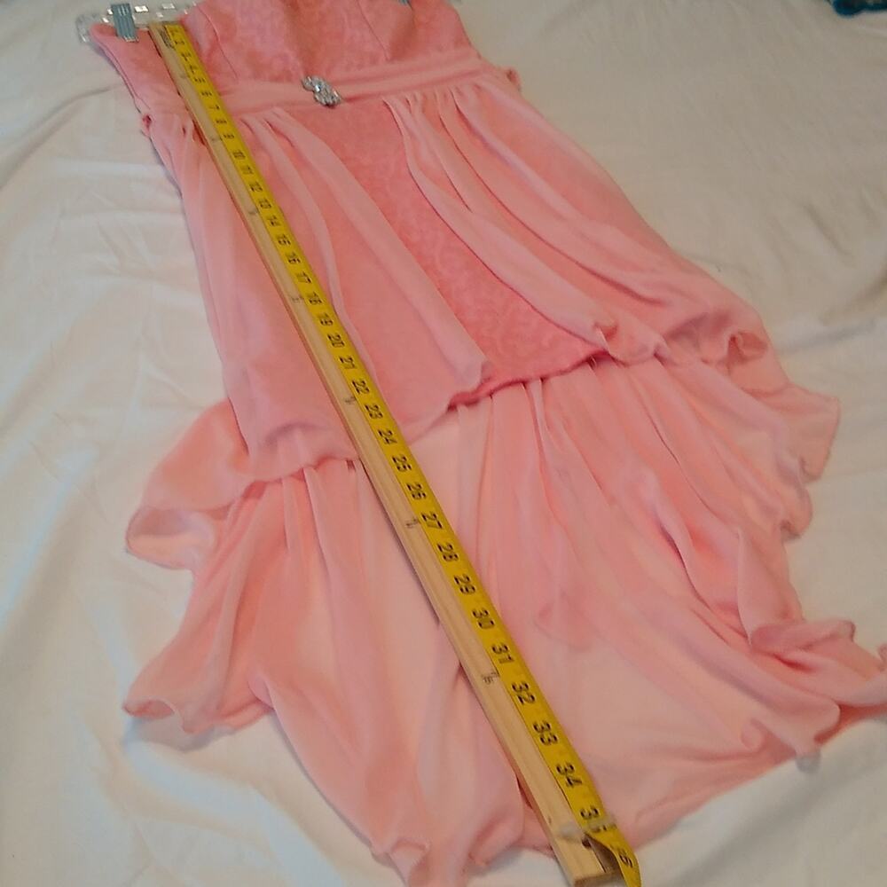 Neon by butux girls size small strapless orange dress. PARTY - Picture 7 of 8